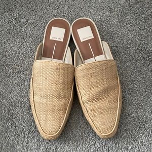 Dolce Vita “Halee” Raffia Mule
